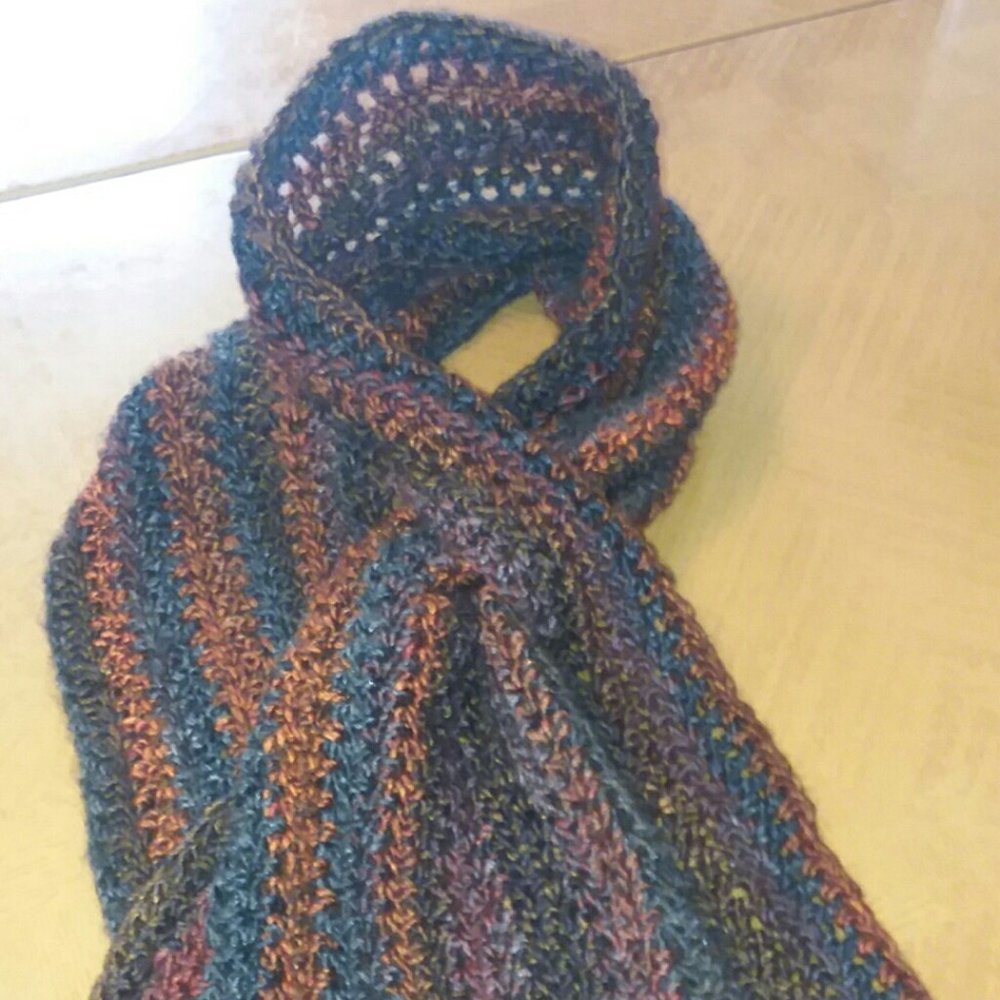 Loop Scarf Original One of a kind, Hand made USA. One Size.
